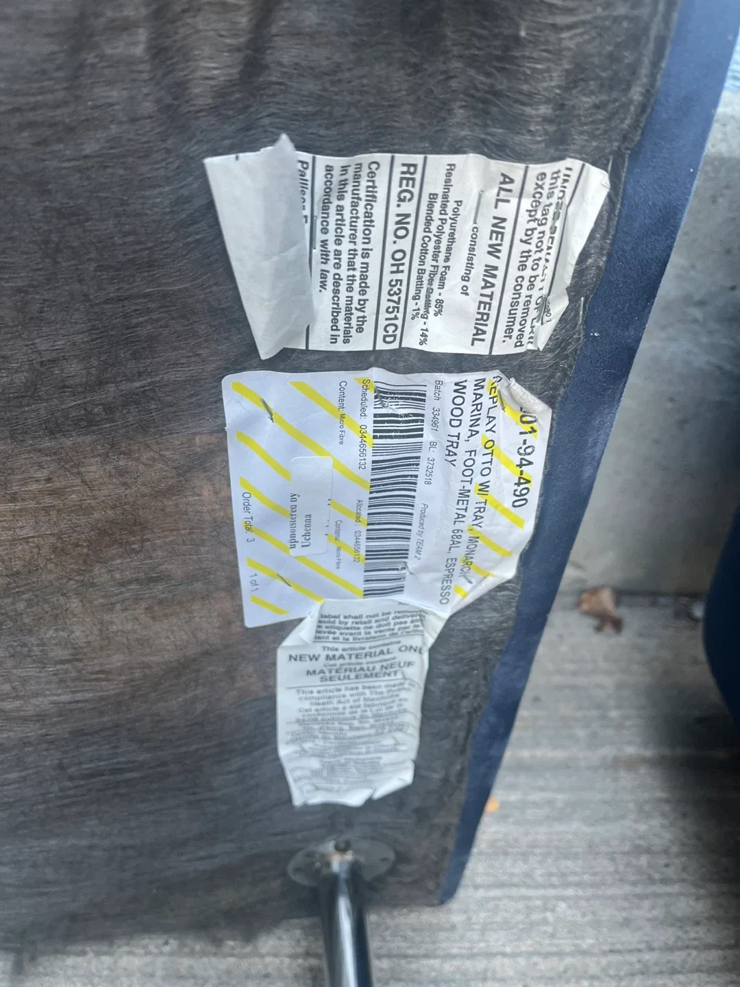 Blue Sofa with Ottoman image indicator(8)