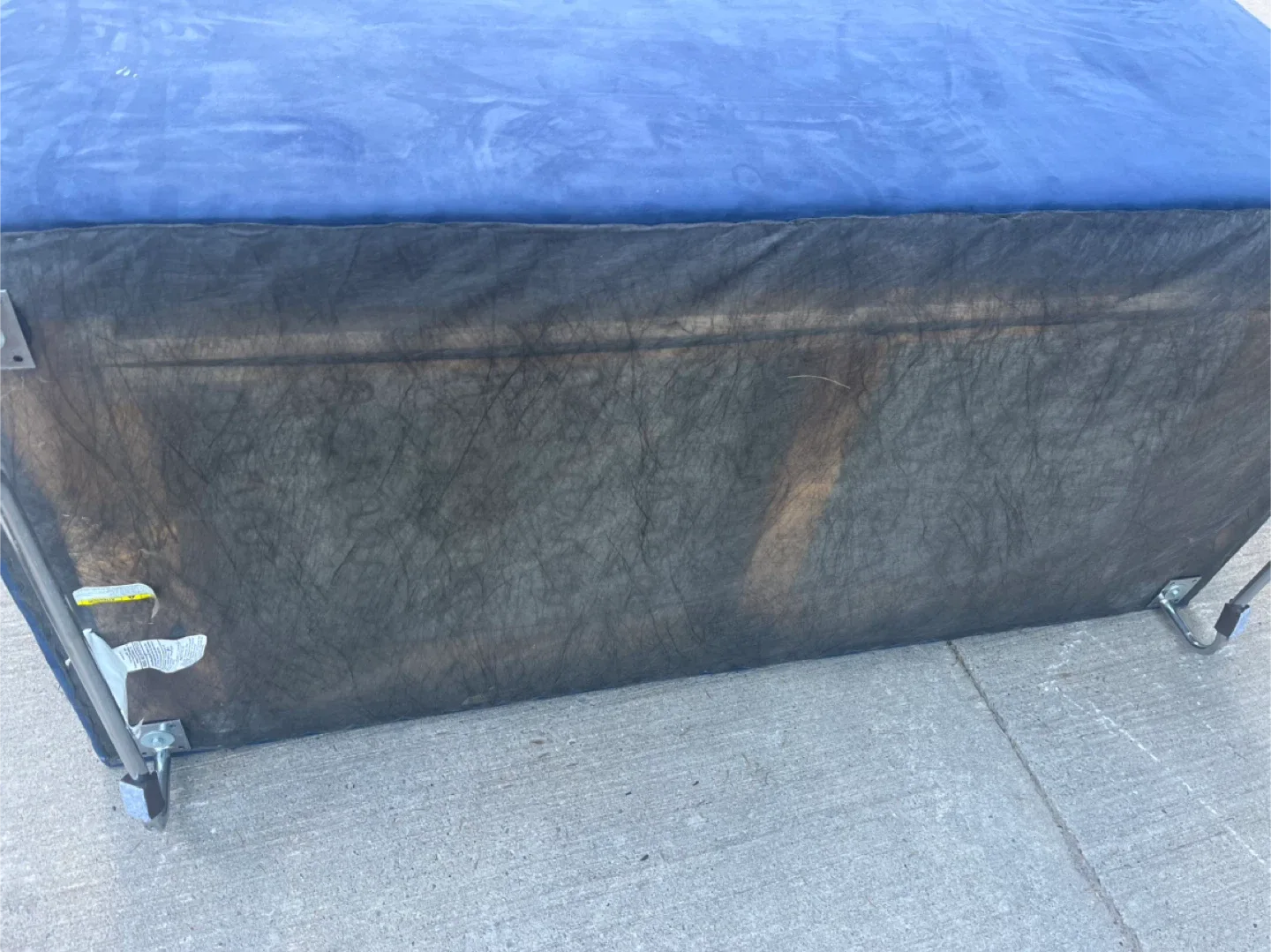 Blue Sofa with Ottoman image indicator(9)