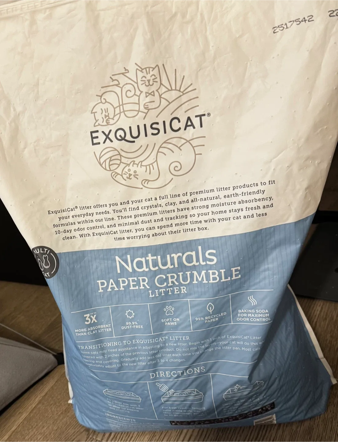 Exquisicat Naturals Paper Crumble Litter (1/3 bag) image indicator(3)