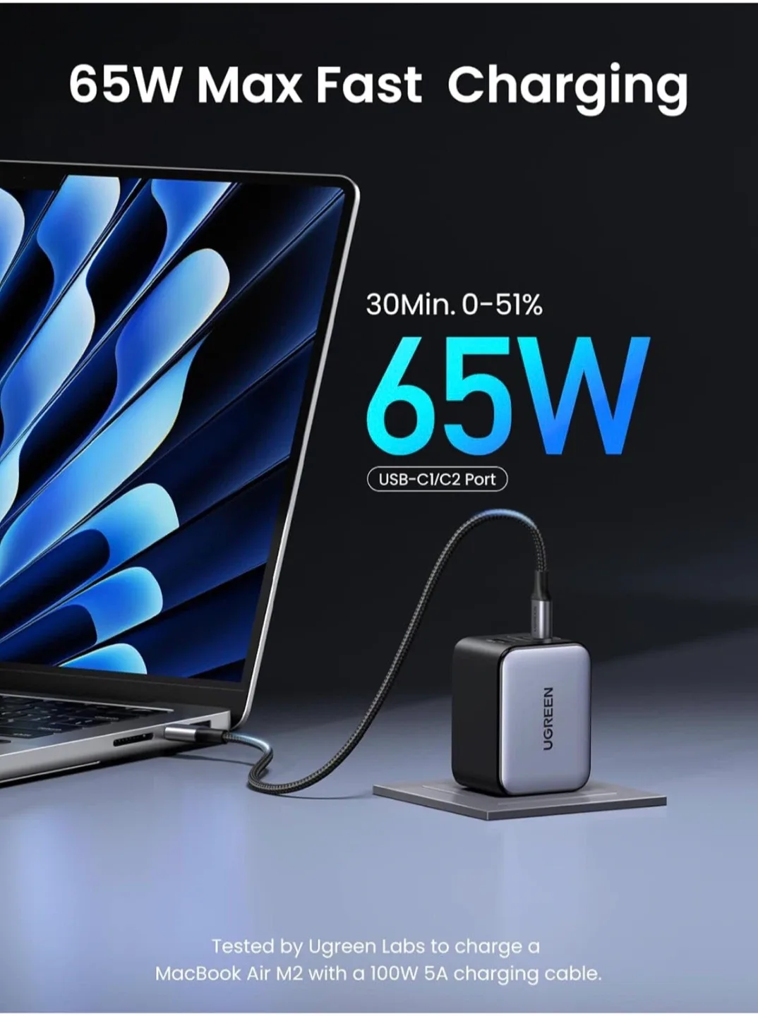 65W USB C Charger Nexode X Series, 3-Port image indicator(4)