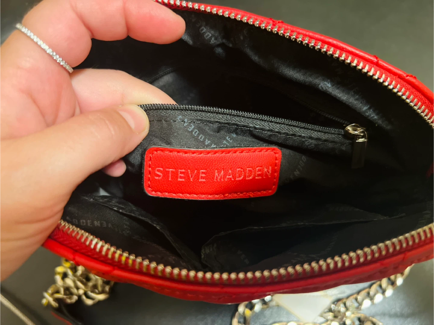 Steve Madden Red Quilted Crossbody Bag - photo 3