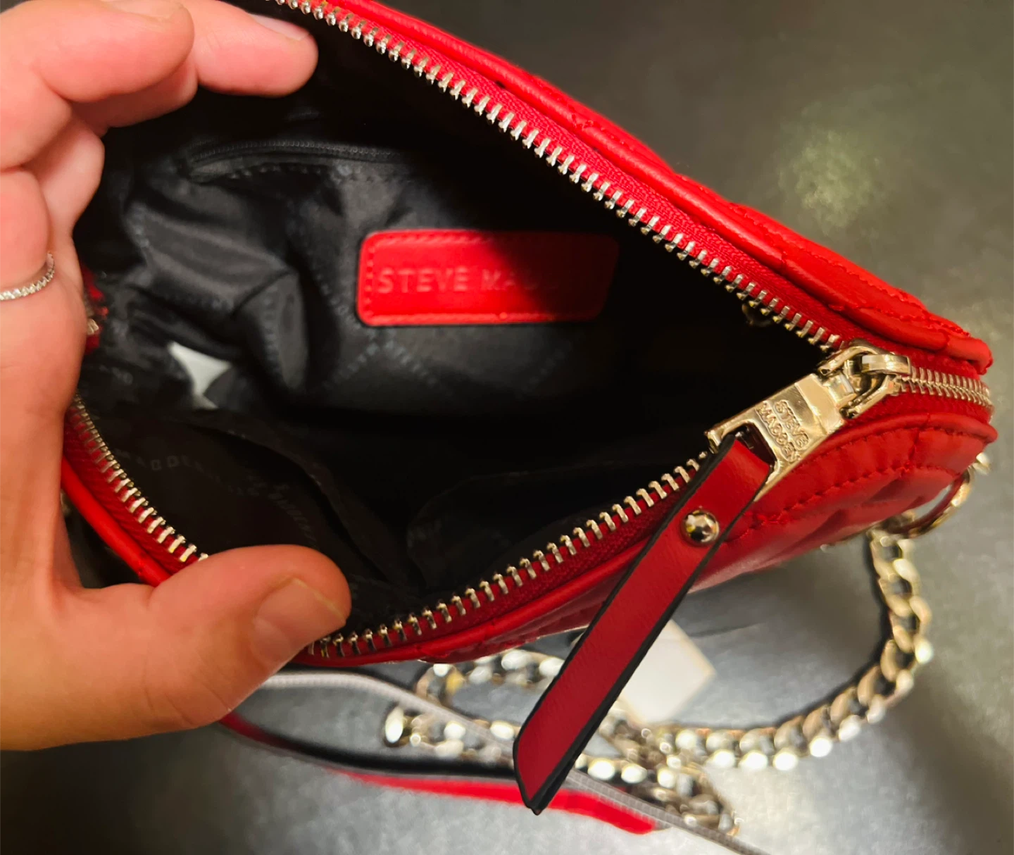 Steve Madden Red Quilted Crossbody Bag - photo 4