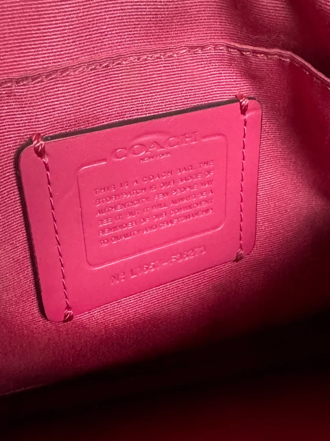 Coach Pink Leather Crossbody Bag image indicator(3)