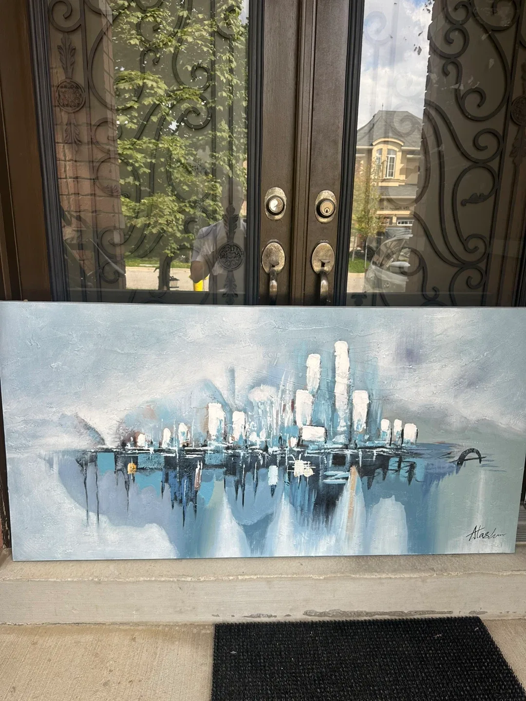 Abstract Cityscape Painting image indicator(2)