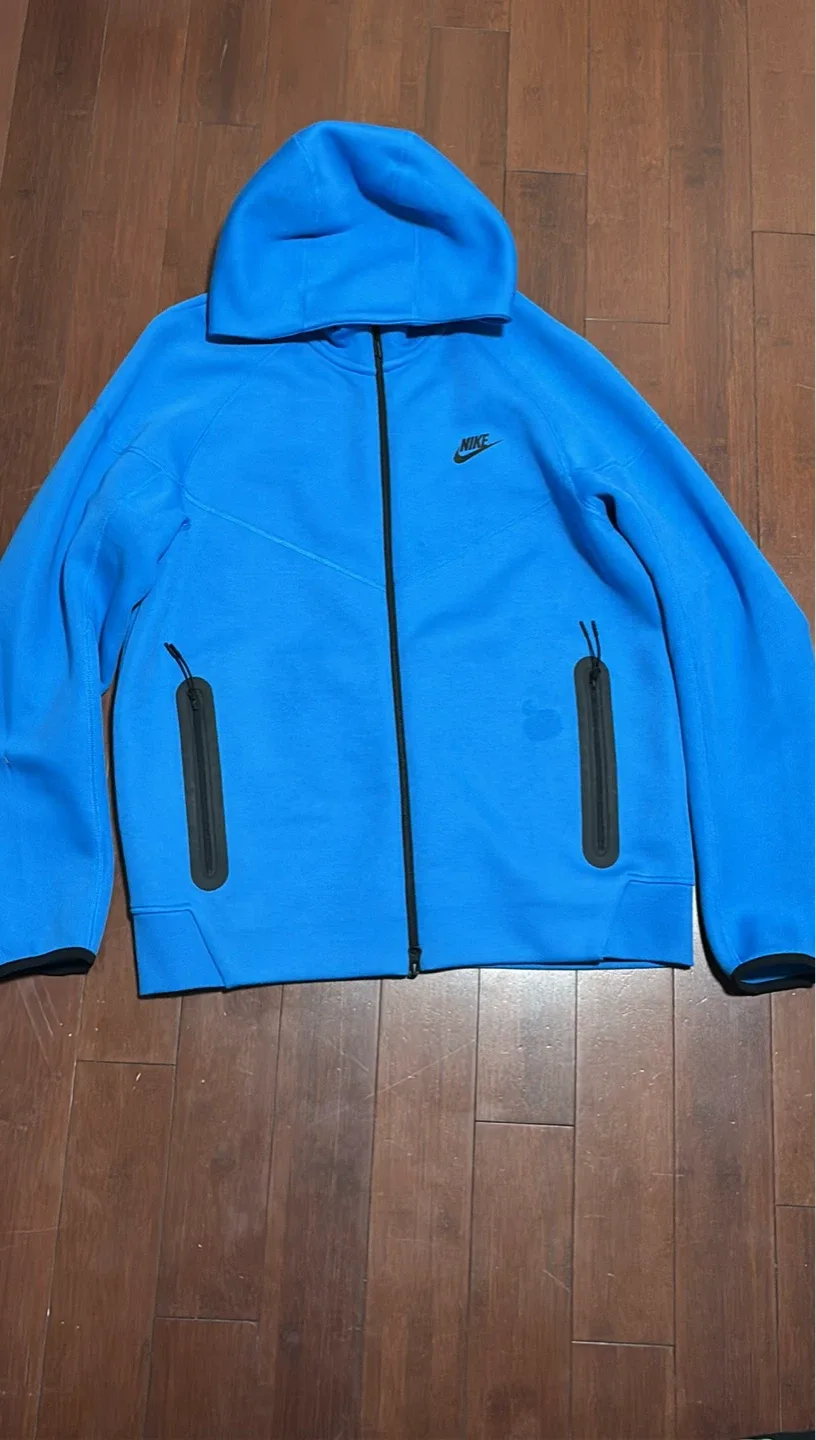 Nike Tech Fleece Blue Tracksuit - Size Large image indicator(3)
