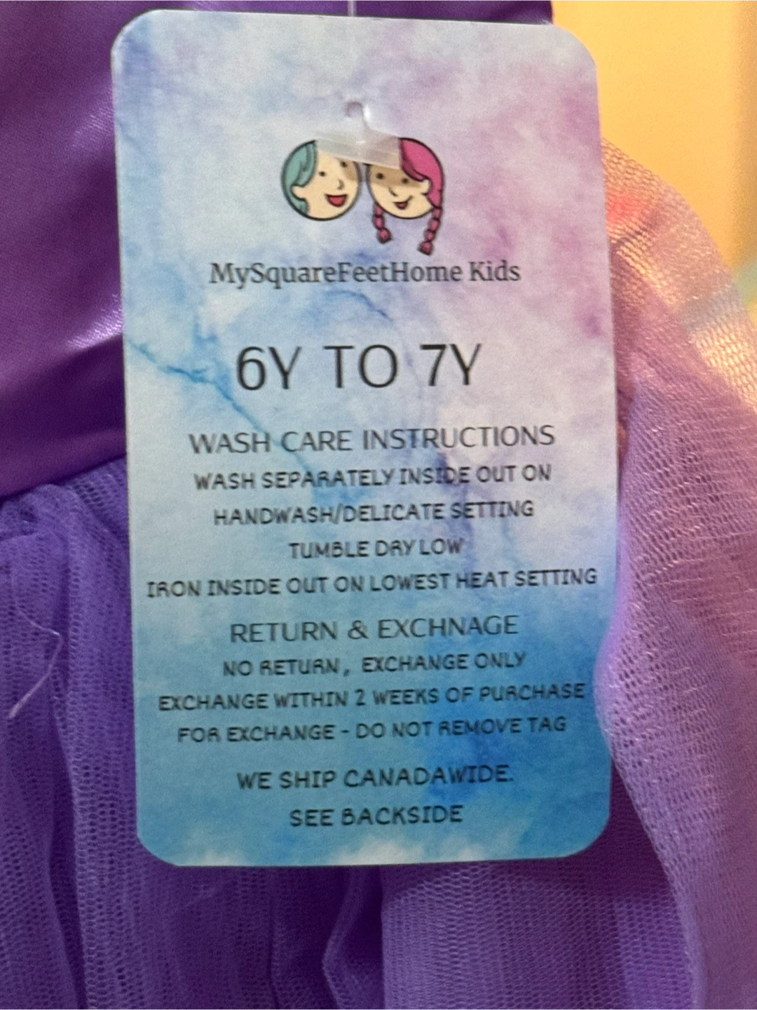 New Purple Princess Dress  (6Y-7Y) - photo 5