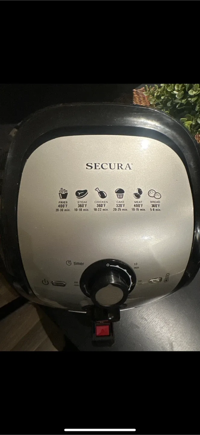 Secura Air Fryer image indicator(2)