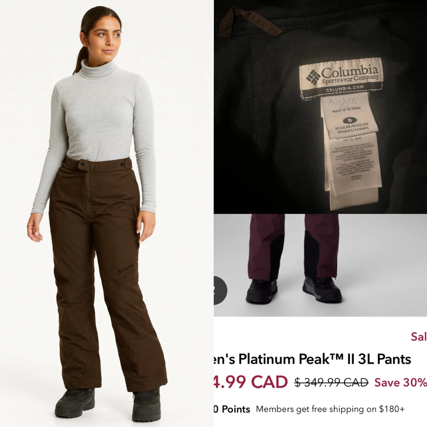 ❣️$300😈Columbia Snow Pants