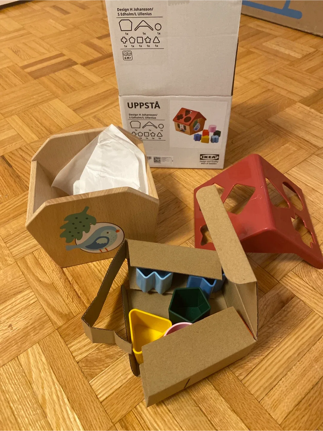 IKEA UPPSTÅ Shape Sorter Toy - 6M+ thumbnail