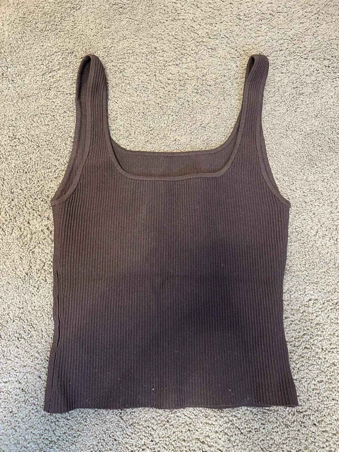 Aritzia Babaton Sculpt Knit Tank - Brown image indicator(3)