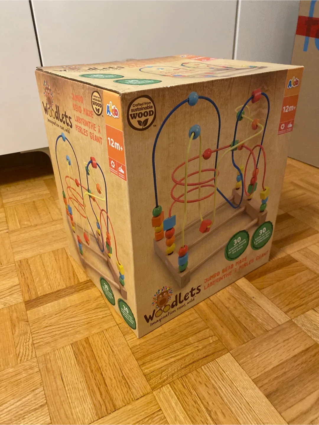 Woodlets Jumbo Bead Maze 12m+ thumbnail