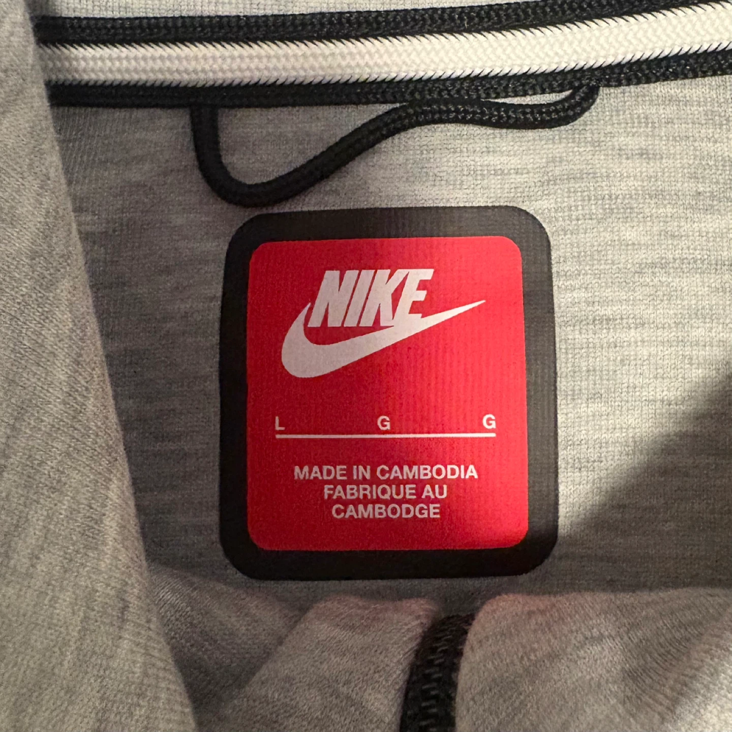 Nike Tech Windrunner Hoodie - Grey, Size L - photo 3