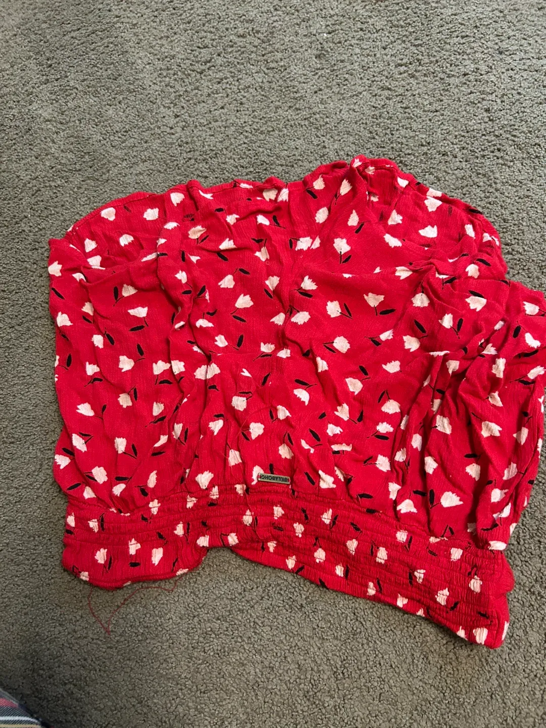 Billabong Red Floral Shorts - Size Large image indicator(3)