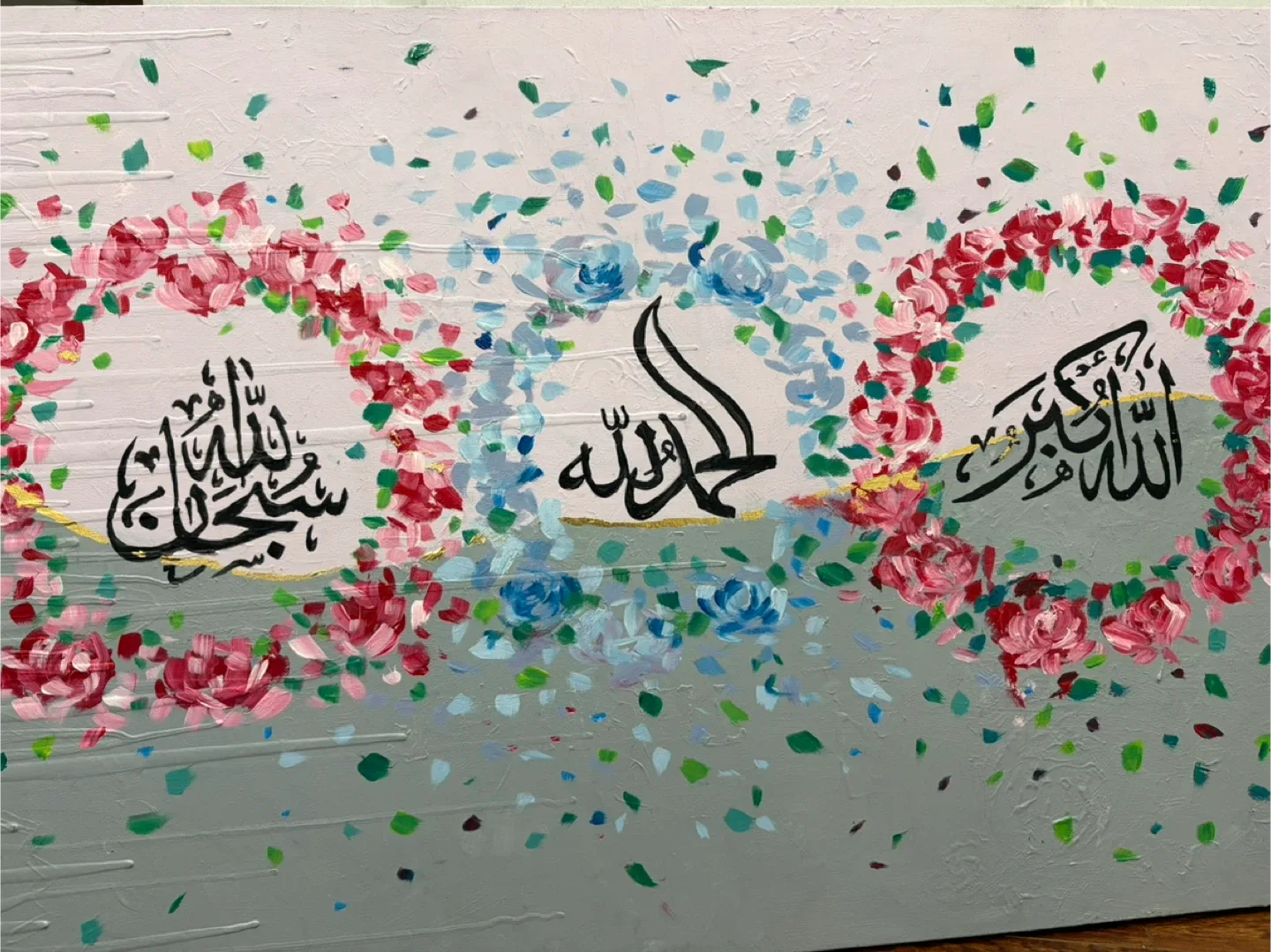 Arabic Calligraphy Islamic Hand Painted Artwork image indicator(5)