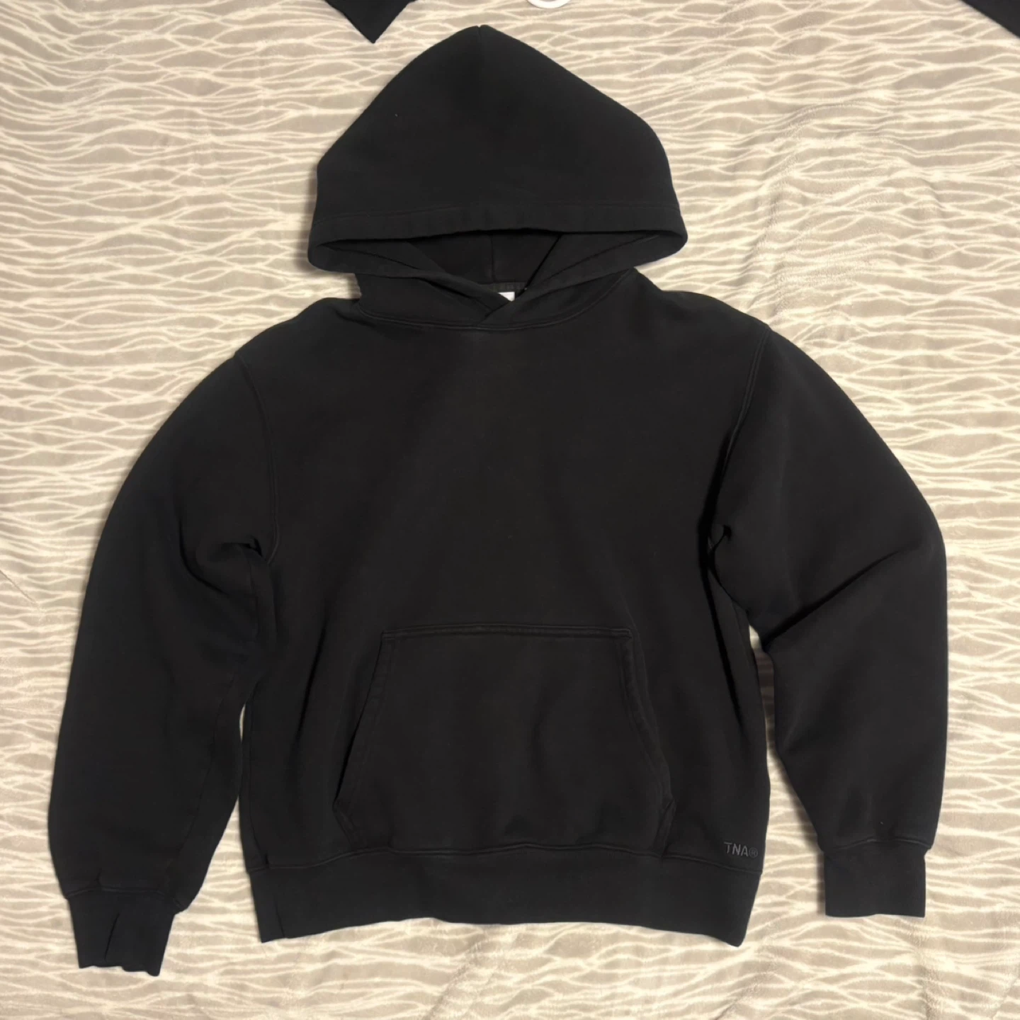 Aritzia TNA Sweatfleece Cozy Fleece Perfect Hoodie - Black, M