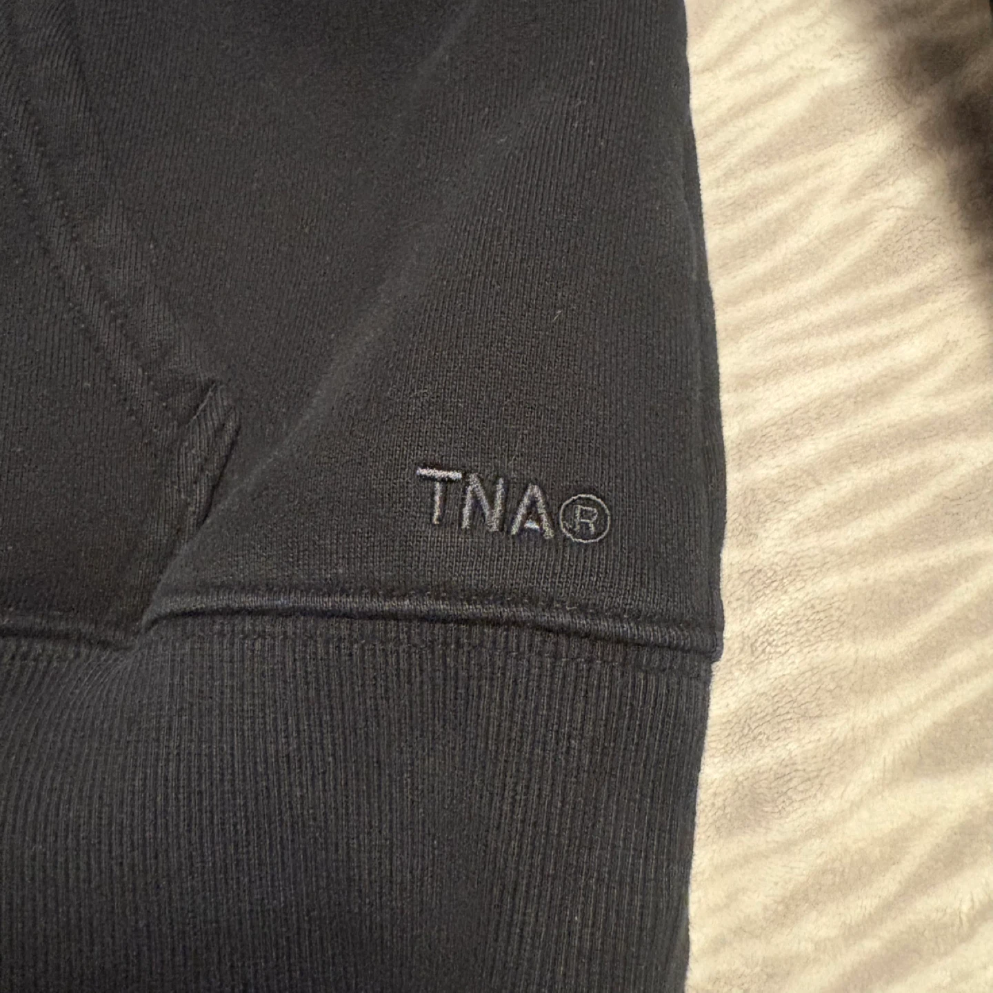 Aritzia TNA Sweatfleece Cozy Fleece Perfect Hoodie - Black, M - photo 4