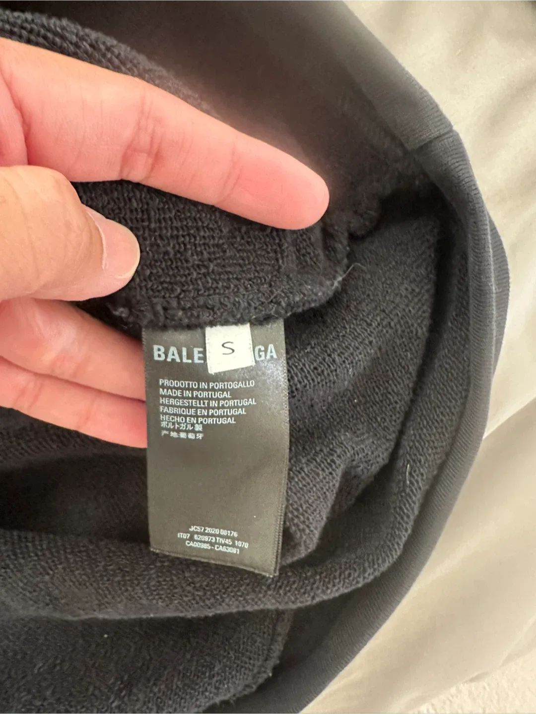 Balenciaga Paris Black Hoodie - Size S image indicator(5)