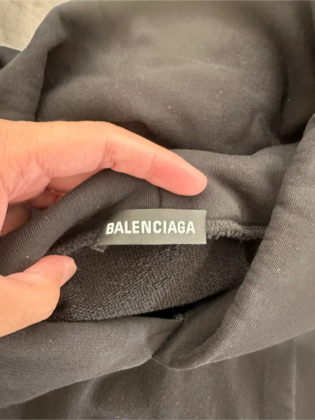 Balenciaga Paris Black Hoodie - Size S image indicator(3)