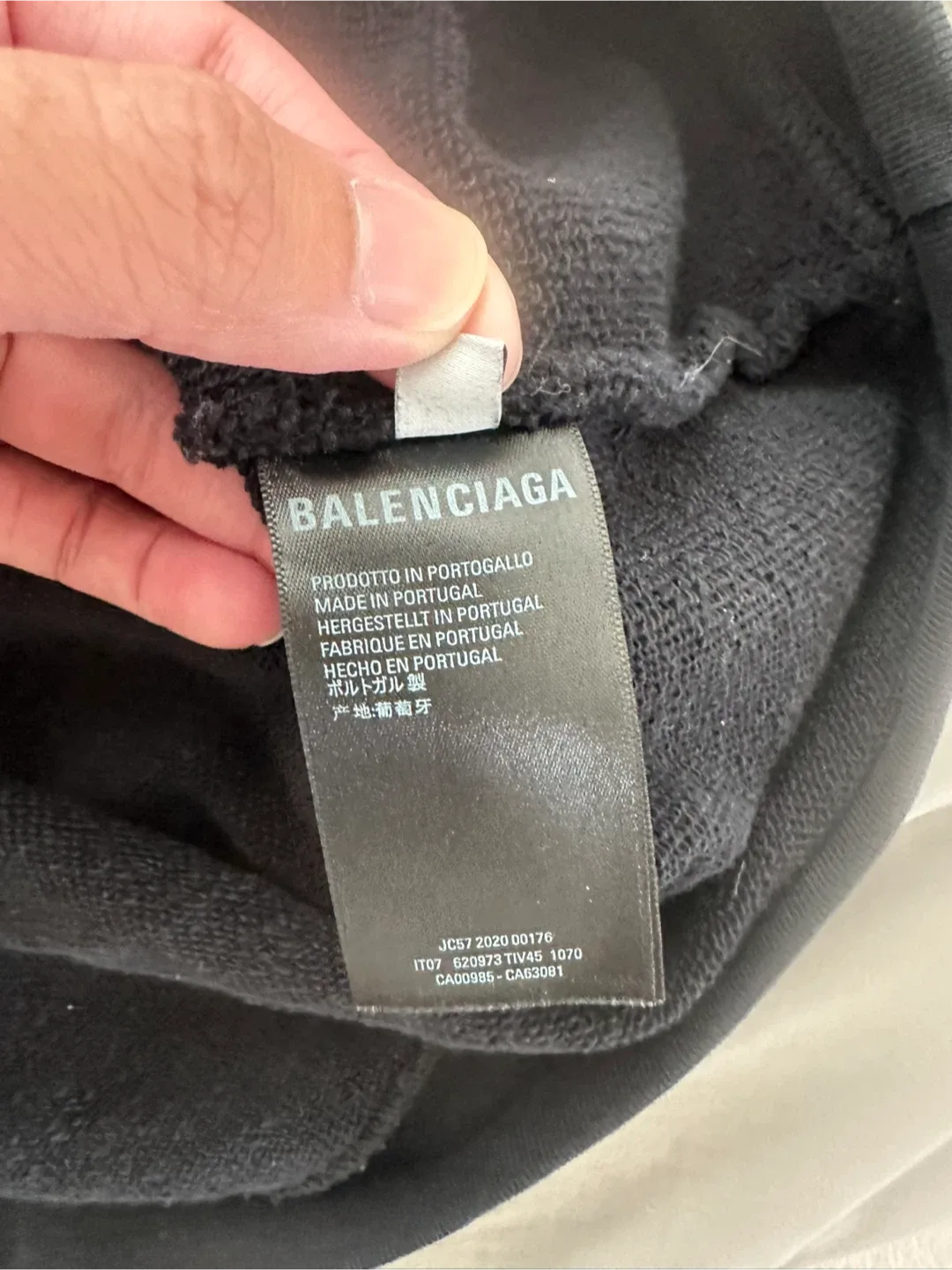 Balenciaga Paris Black Hoodie - Size S image indicator(4)