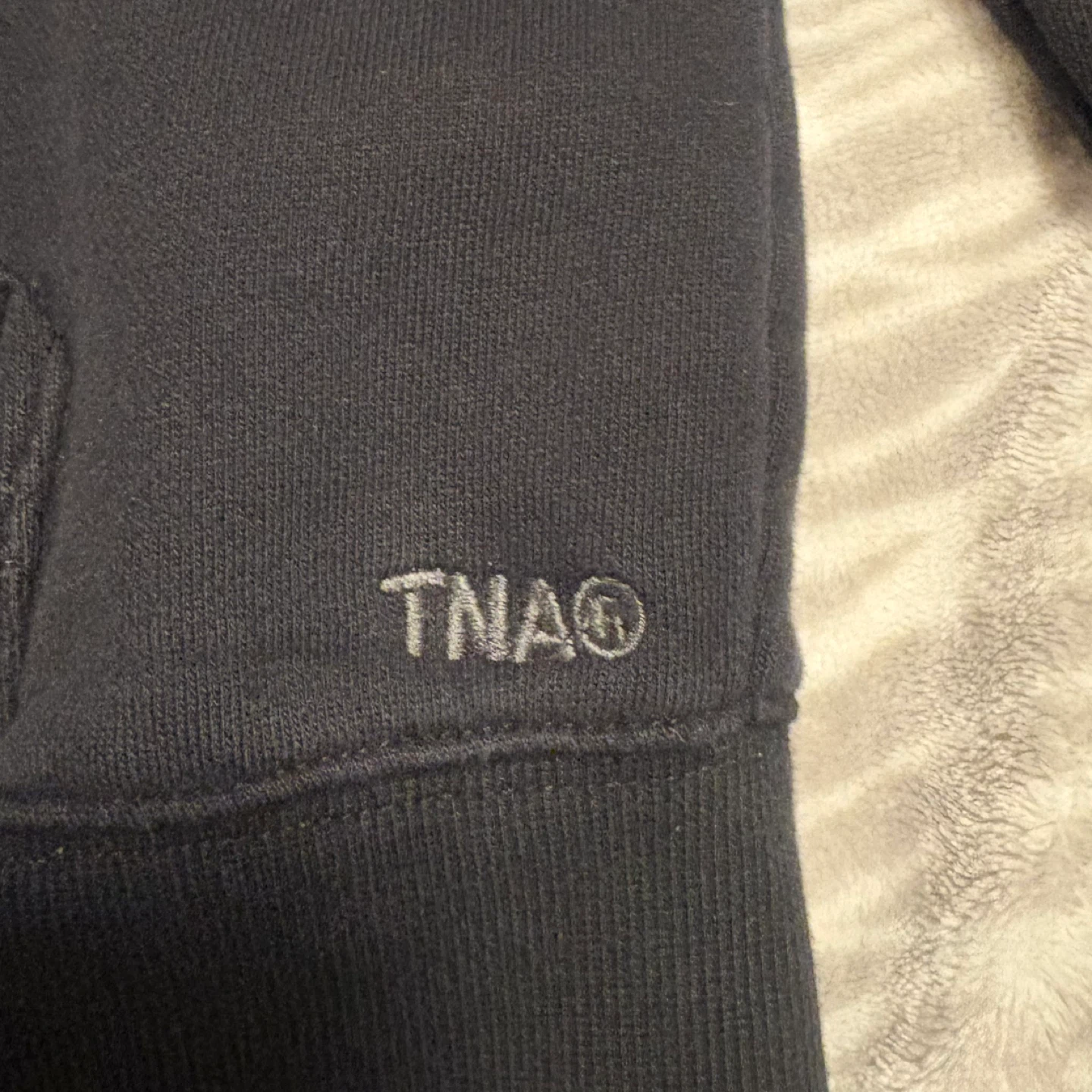 TNA Cozy Fleece Perfect Zip Hoodie - Black, Size M - photo 4