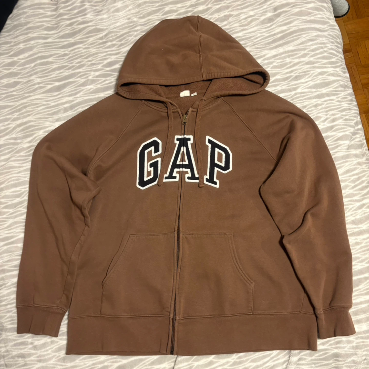 Gap Brown Full-Zip Hoodie XXL