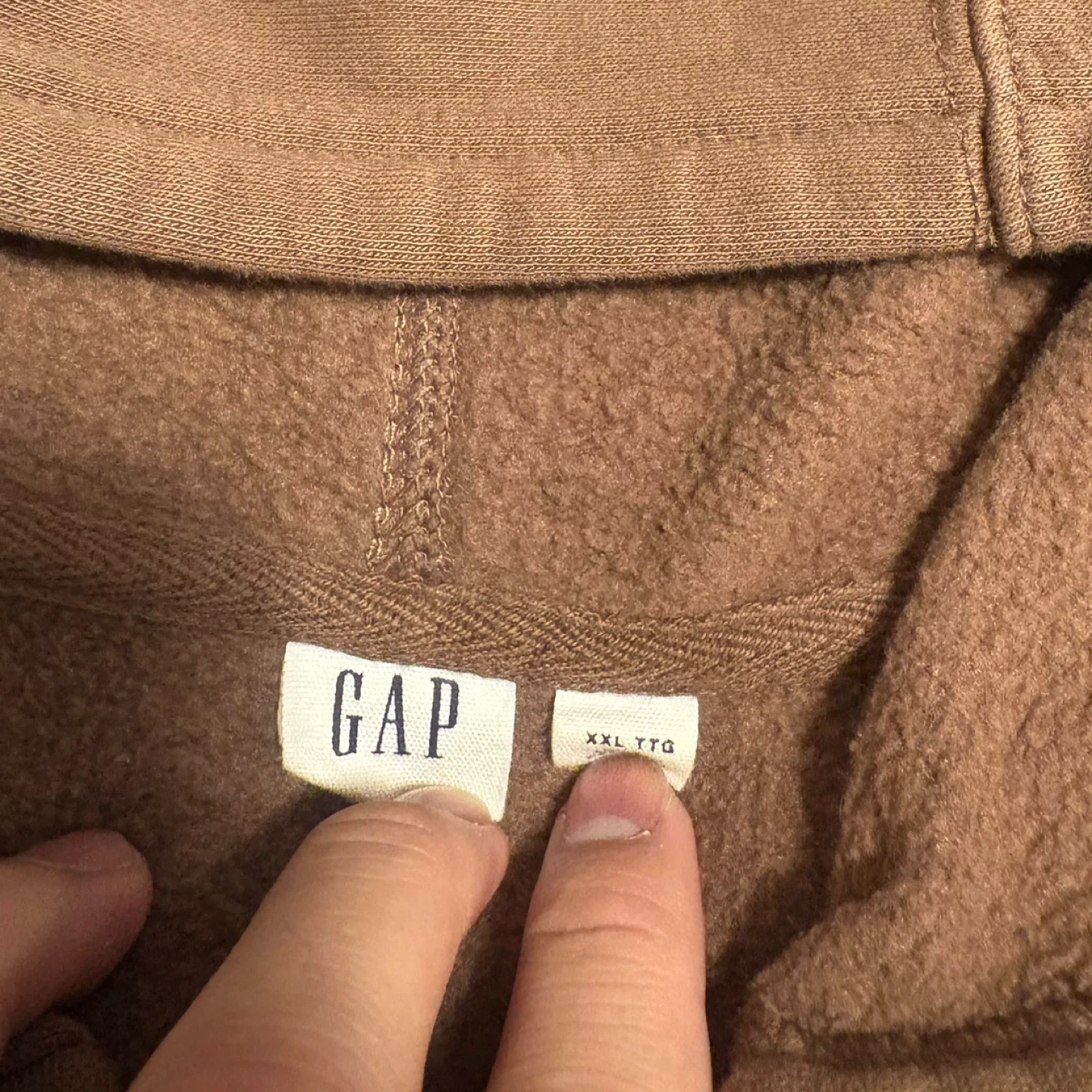 Gap Brown Full-Zip Hoodie XXL - photo 3