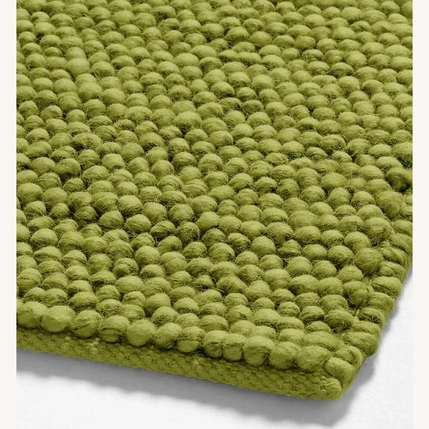 Green Wool Handwoven Rug - Crate & Barrel thumbnail