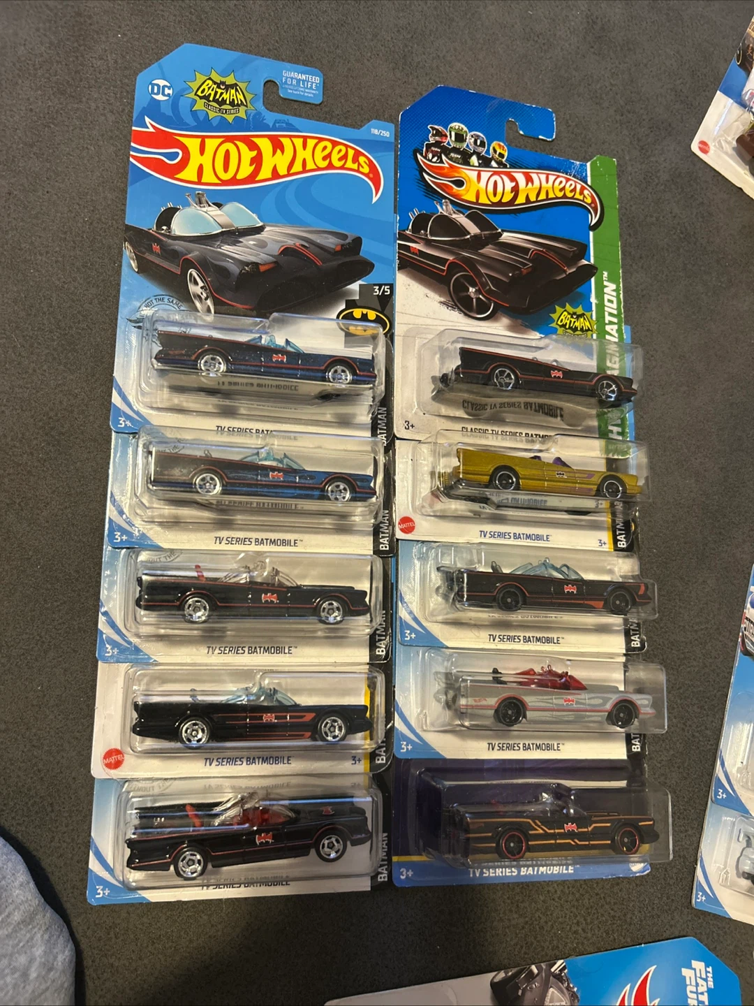 Hot Wheels Batman TV Series Batmobile Collection