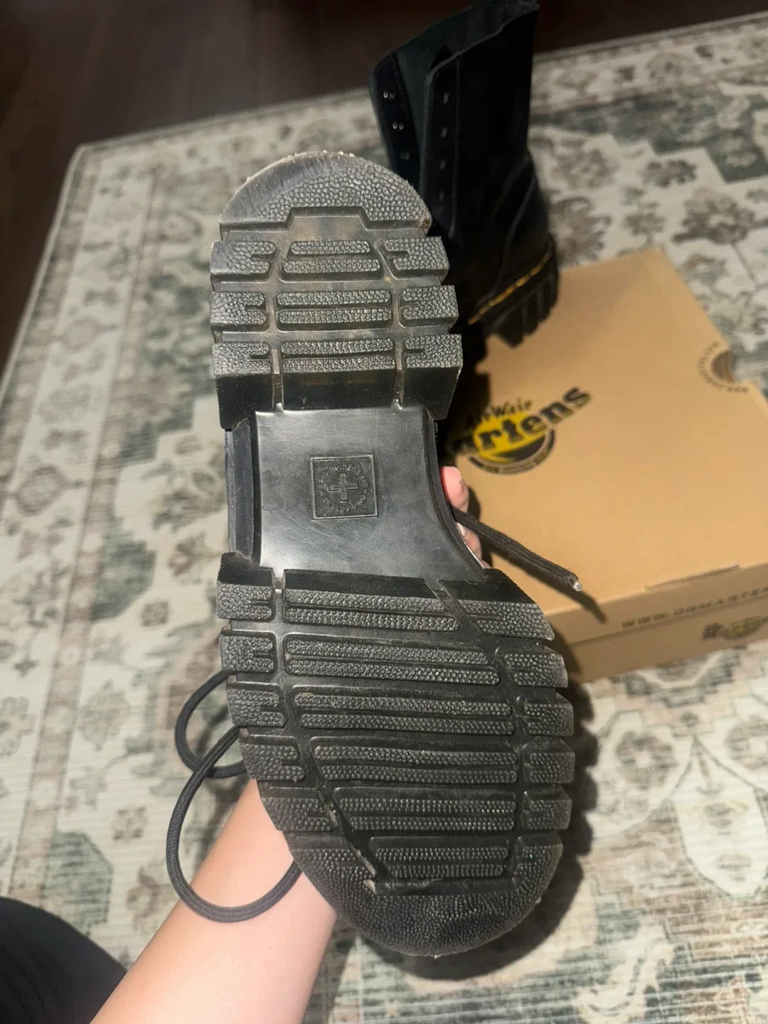 Dr. Martens Audrick 8-Eye Boot, Black, US 7 image indicator(3)