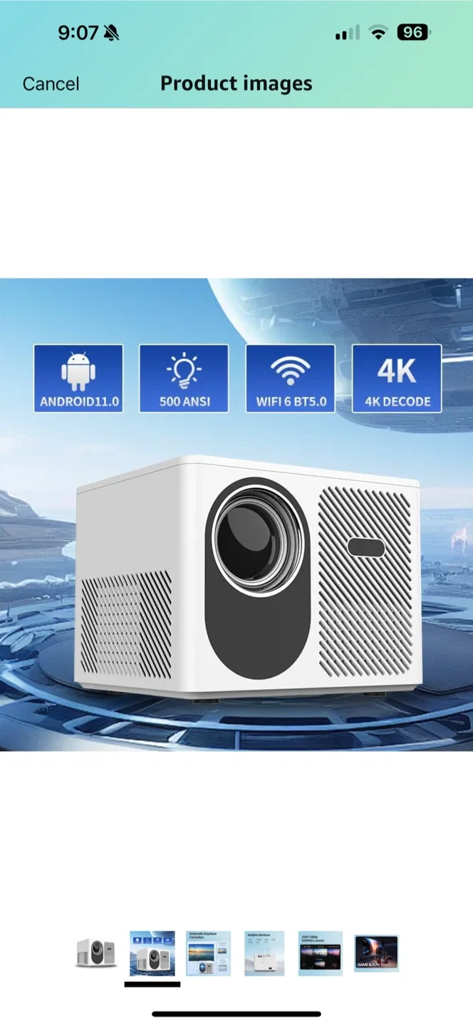 Mini Portable 4K Projector image indicator(2)