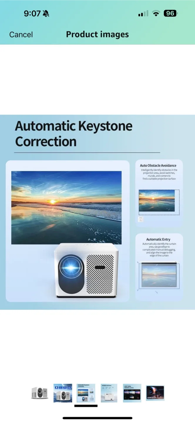 Mini Portable 4K Projector image indicator(3)