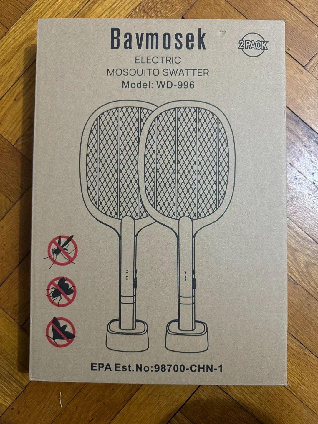 Bavmosek Electric Mosquito Swatter -  New! image indicator(3)