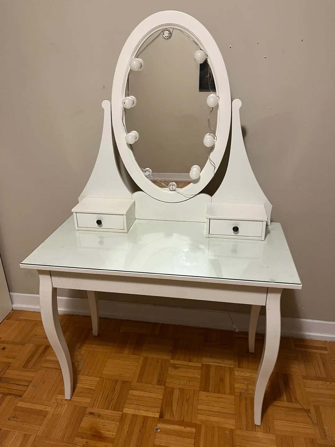 Ikea White Vanity thumbnail