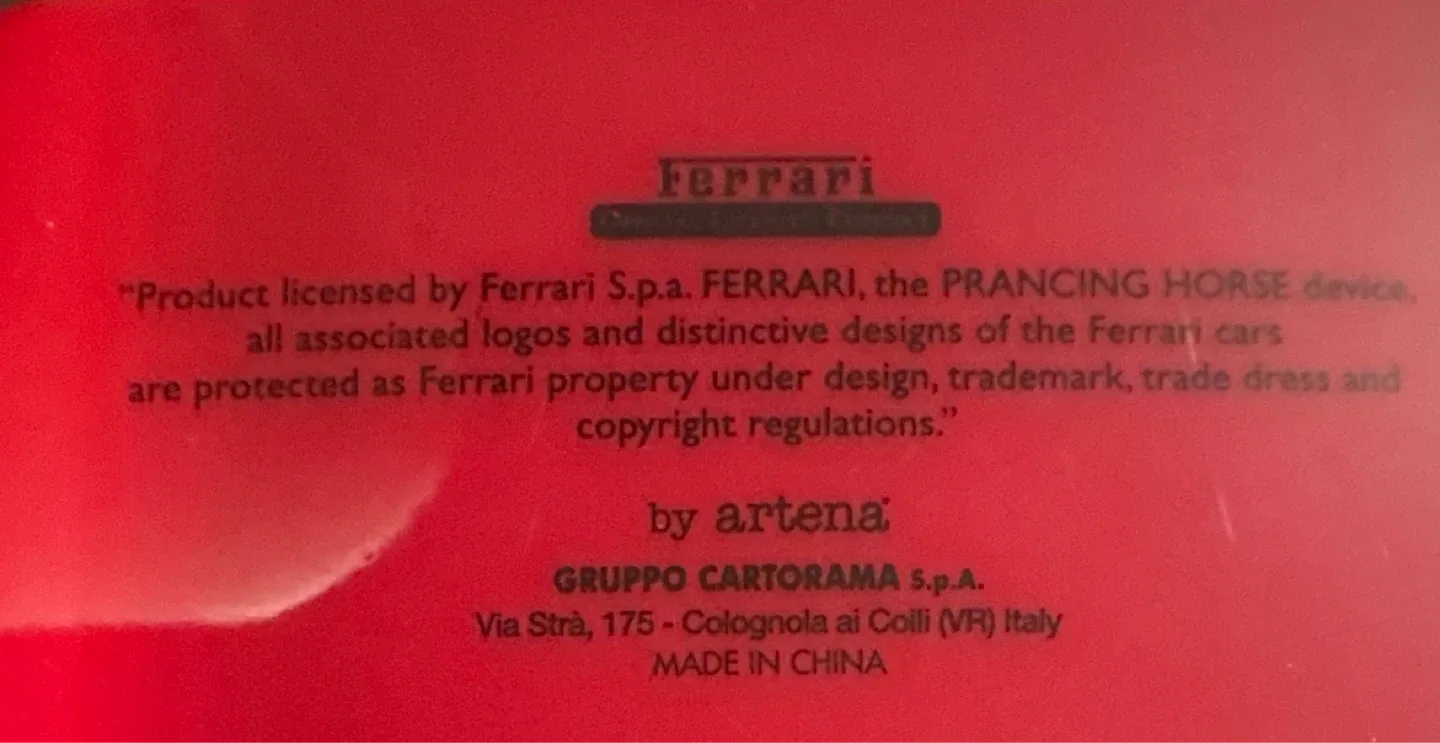 Ferrari  -Rare pen case by Artena image indicator(3)