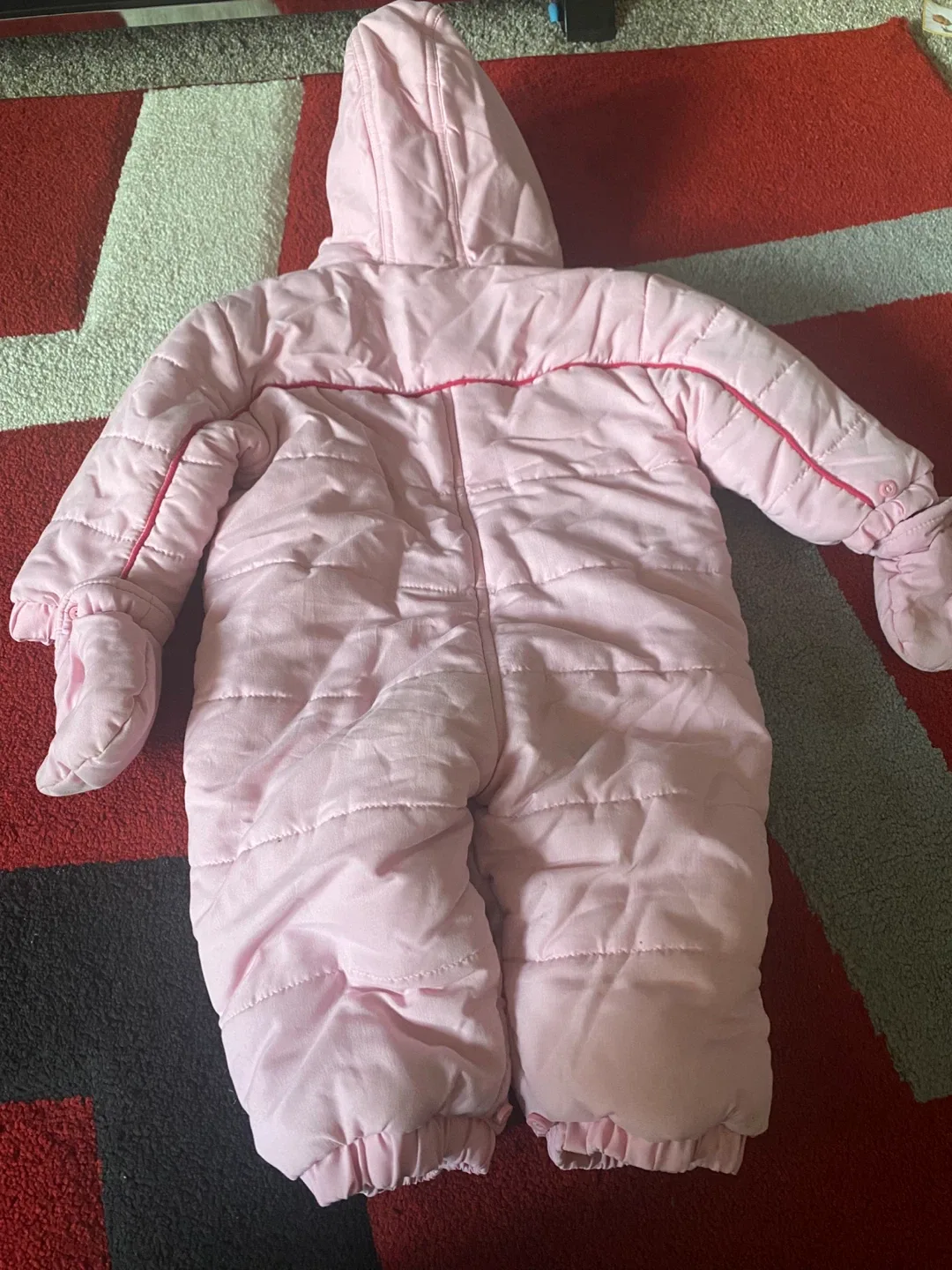 Nike Pink Snowsuit - 12M image indicator(2)