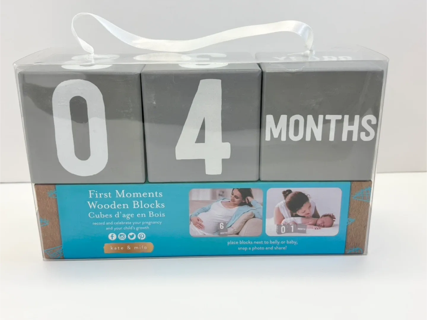 First Moments Wooden Blocks Baby New! thumbnail