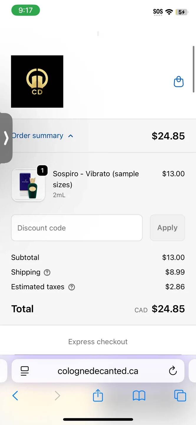 Sospiro Vibrato Cologne Decant, 2ml image indicator(3)