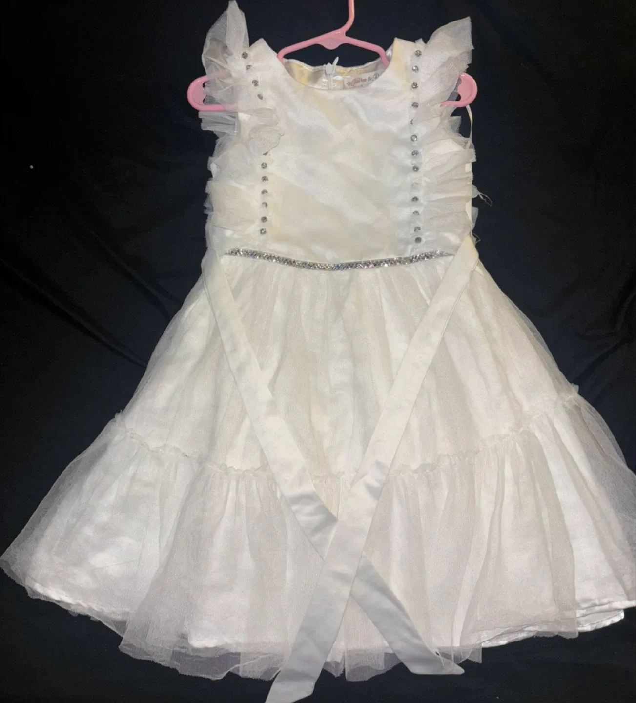Harlow & Rose White Dress 4y thumbnail
