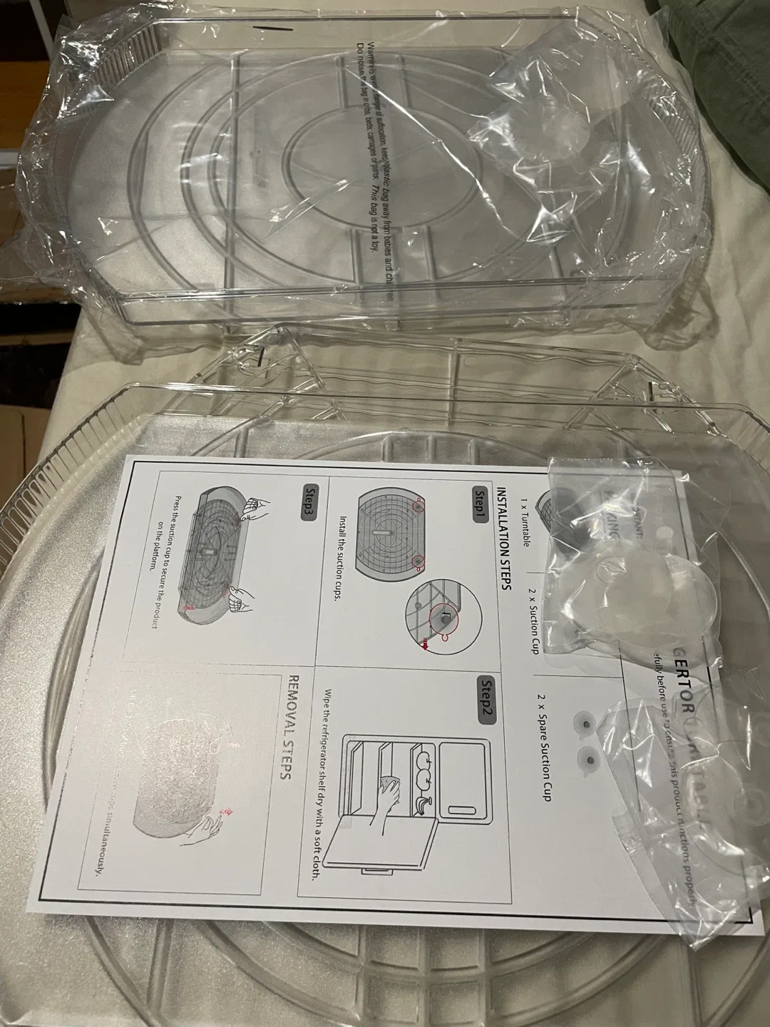 BRAND NEW Refrigerator Organizer Turntable - 2 Pack thumbnail