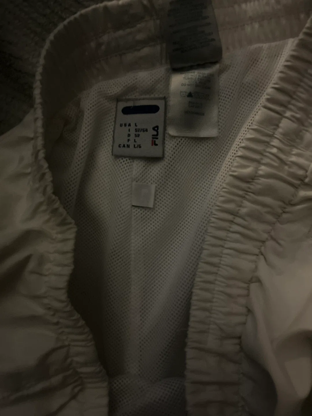 Fila White Track Pants - Size L image indicator(2)