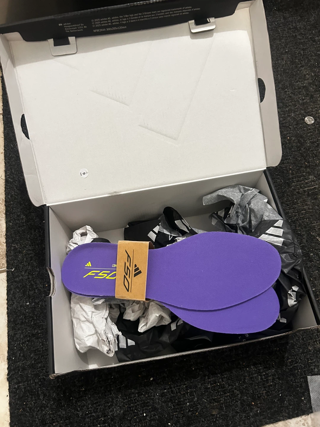 Adidas x f50 Laceless purple size 9.5 - photo 3