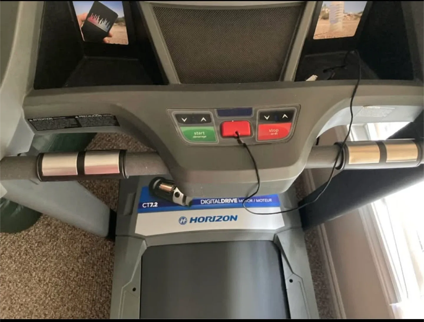 Horizon CT7.2 Treadmill image indicator(2)