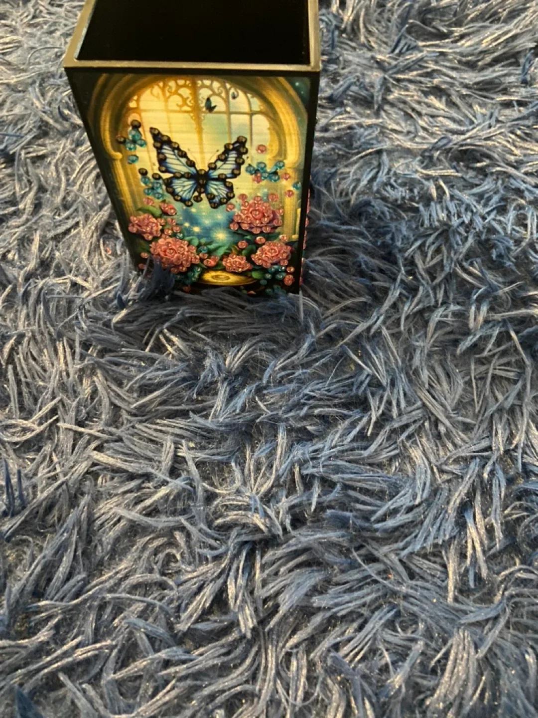 Butterfly & Roses Decorative Pen Holder image indicator(2)