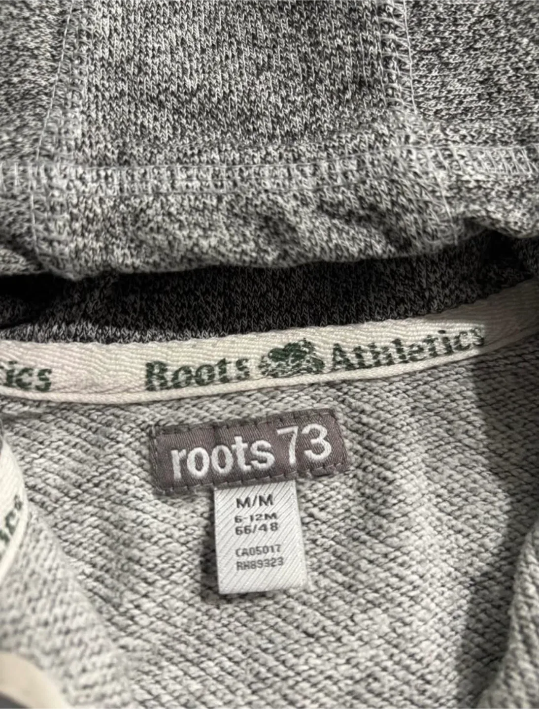 Roots Kids' Salt & Pepper Hoodie, Size M (6-12M) image indicator(3)