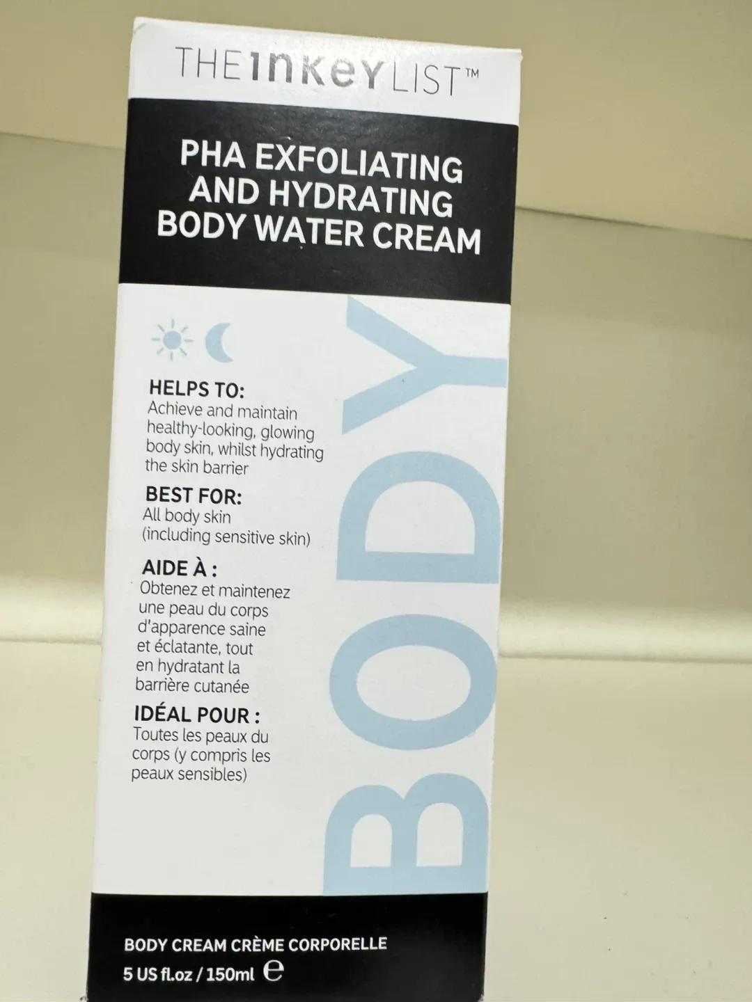 The INKEY List PHA Exfoliating Body Water Cream thumbnail