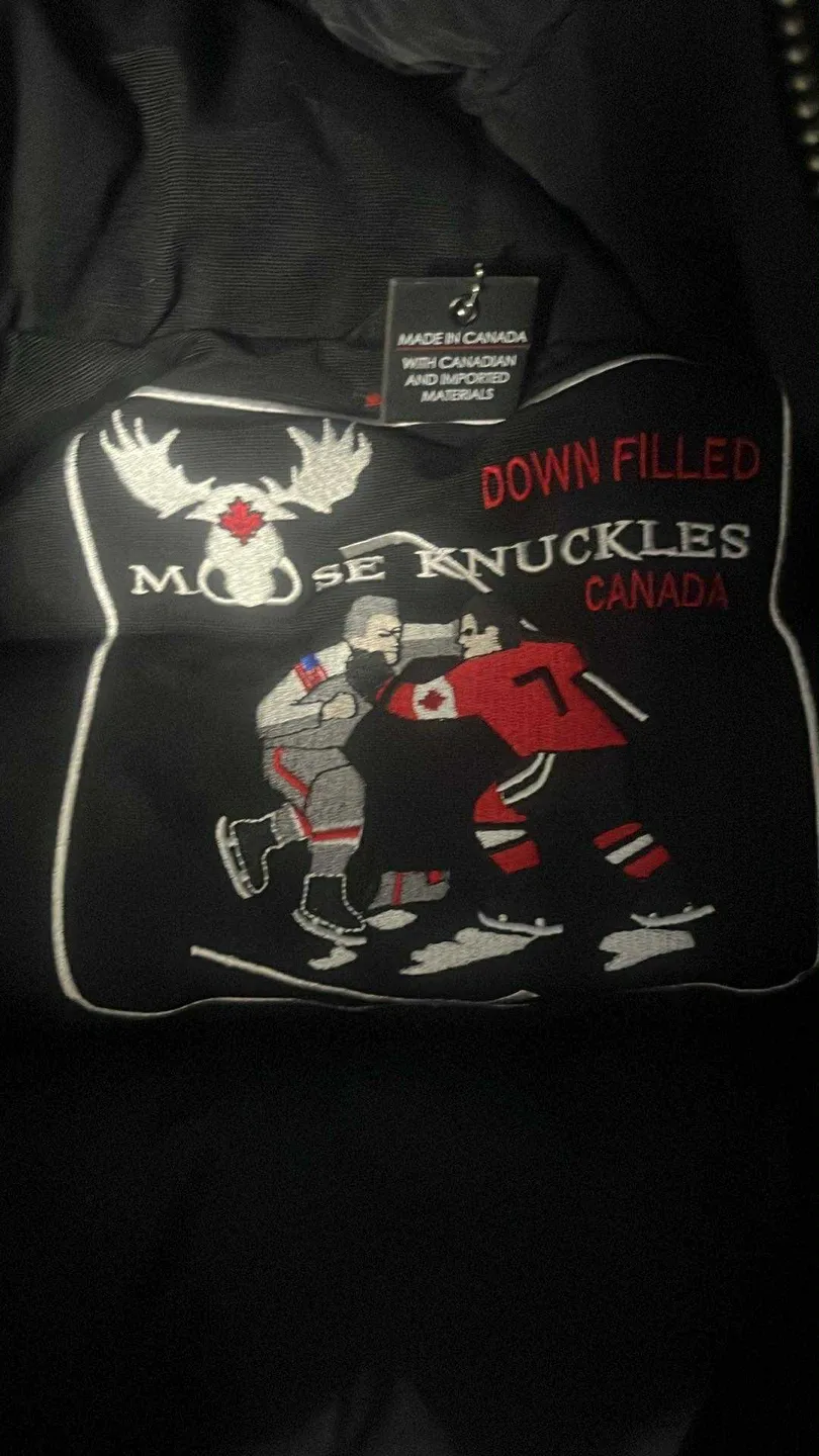 Moose Knuckles Black Bomber Jacket image indicator(3)