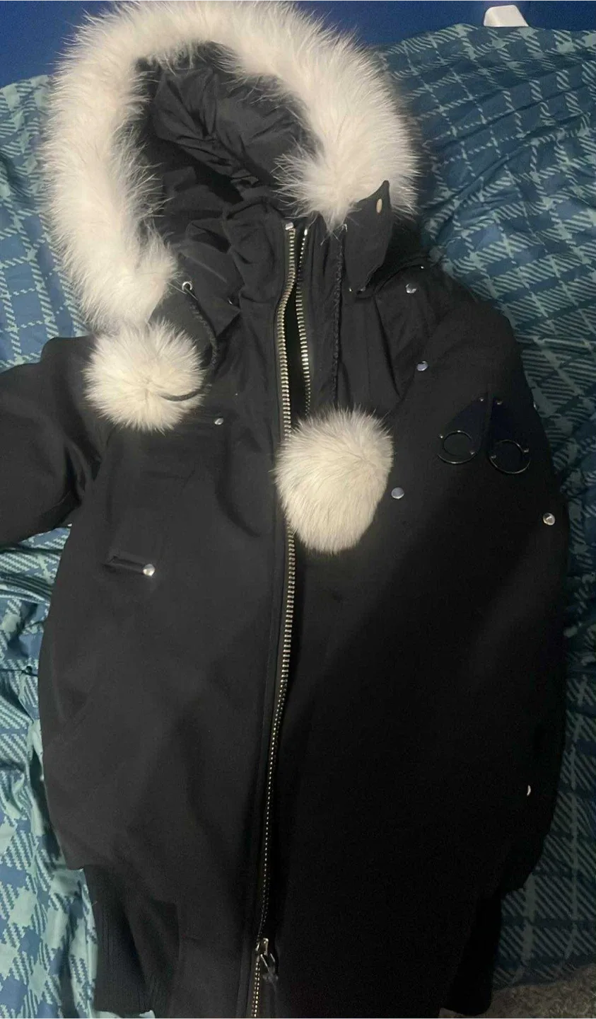 Moose Knuckles Black Bomber Jacket image indicator(2)