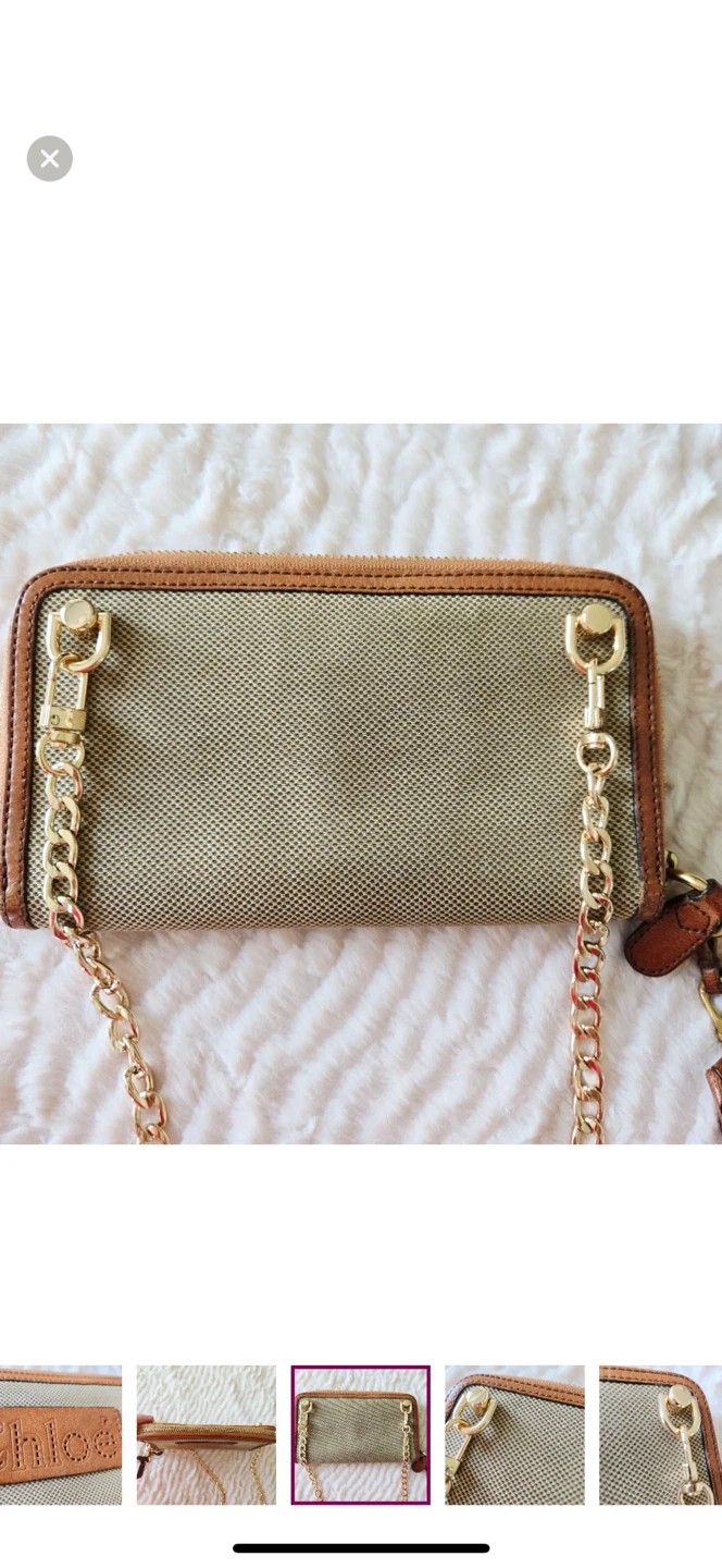 Authentic vintage Chloé Wallet with Chain - photo 4