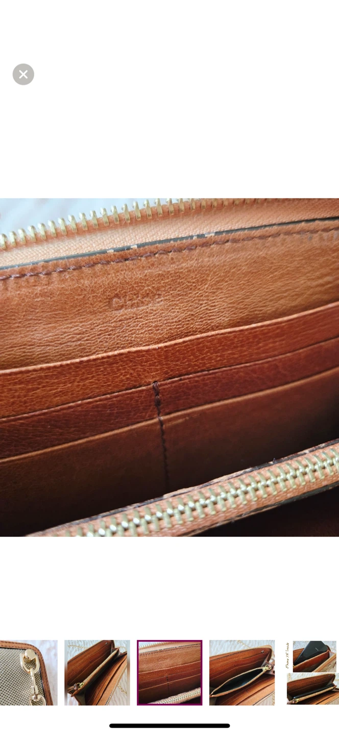 Authentic vintage Chloé Wallet with Chain - photo 5