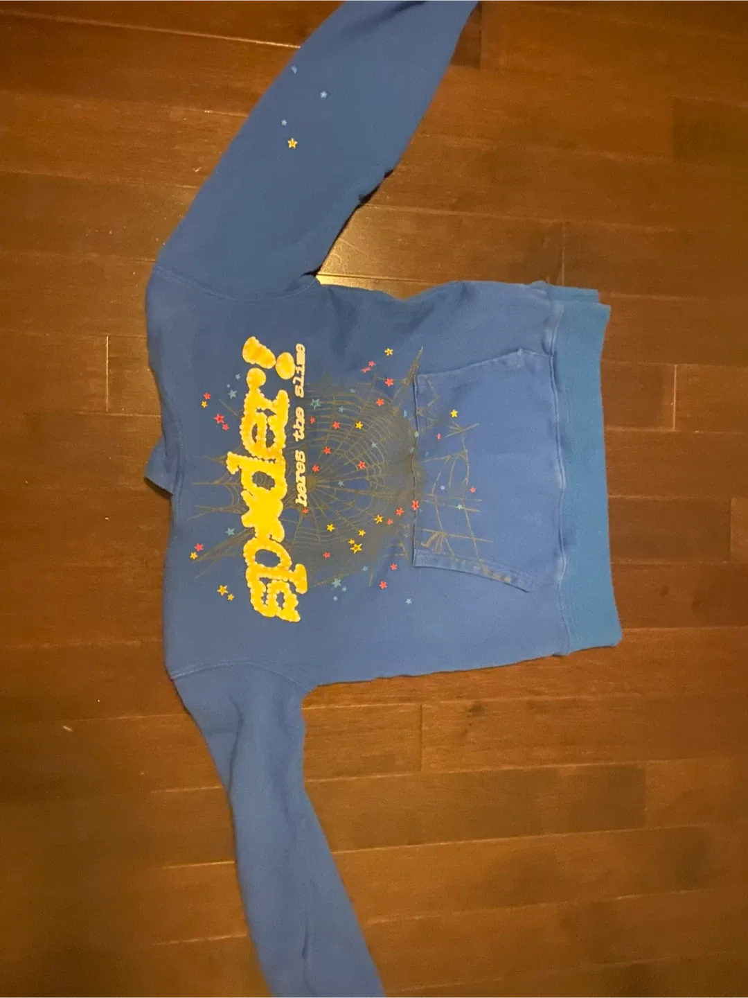 Sp5der Blue Tracksuit Set image indicator(2)